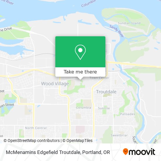 Mapa de McMenamins Edgefield Troutdale
