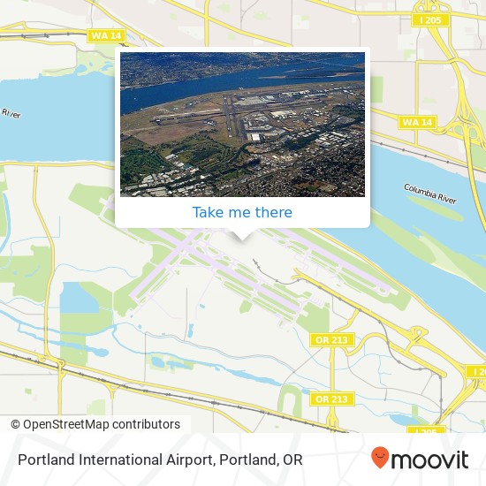 Mapa de Portland International Airport
