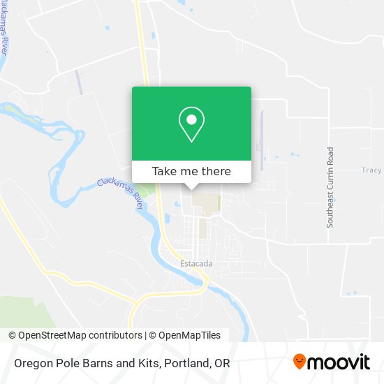 Mapa de Oregon Pole Barns and Kits