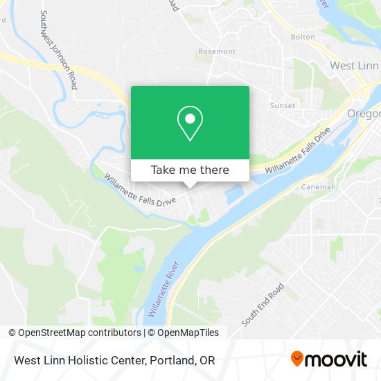 West Linn Holistic Center map