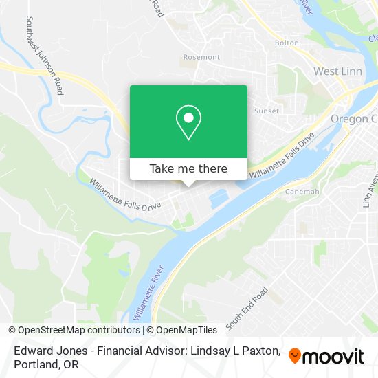 Mapa de Edward Jones - Financial Advisor: Lindsay L Paxton