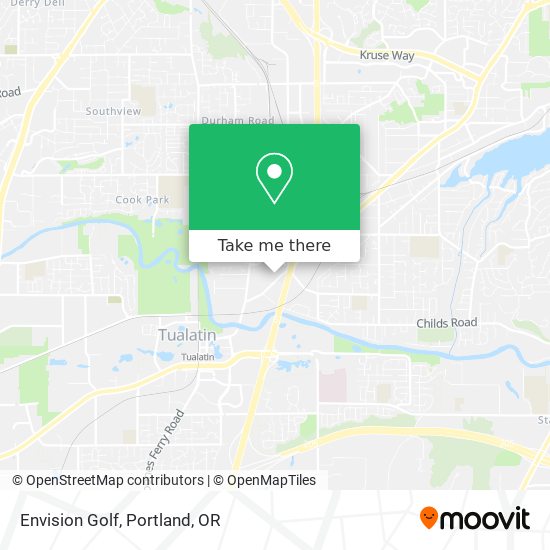 Envision Golf map