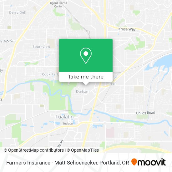 Farmers Insurance - Matt Schoenecker map