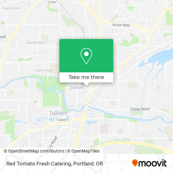 Red Tomato Fresh Catering map