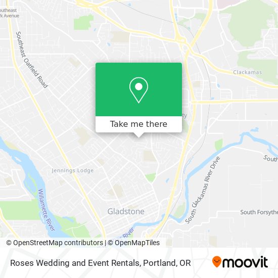 Roses Wedding and Event Rentals map