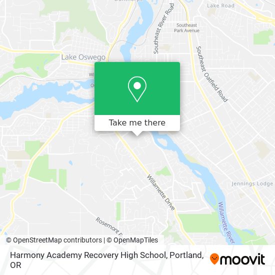 Mapa de Harmony Academy Recovery High School