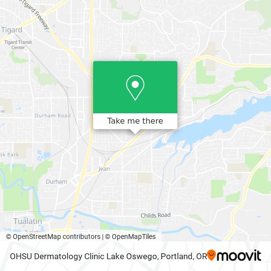 Mapa de OHSU Dermatology Clinic Lake Oswego