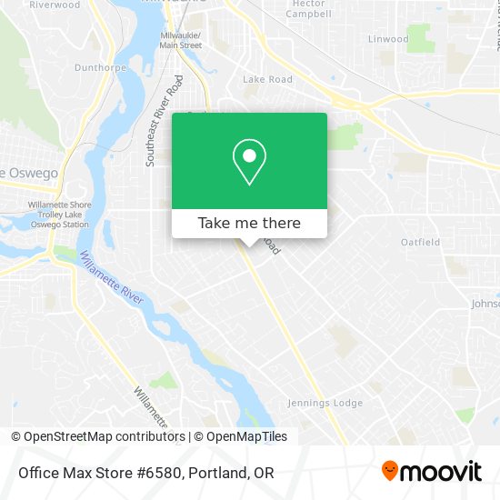 Mapa de Office Max Store #6580