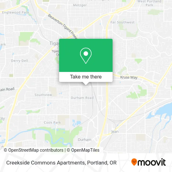 Creekside Commons Apartments map