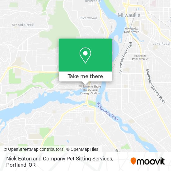 Nick Eaton and Company Pet Sitting Services map