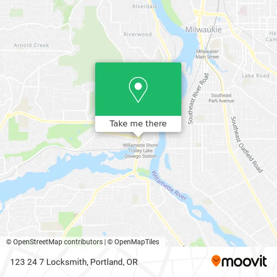 123 24 7 Locksmith map