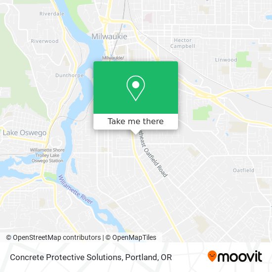 Concrete Protective Solutions map