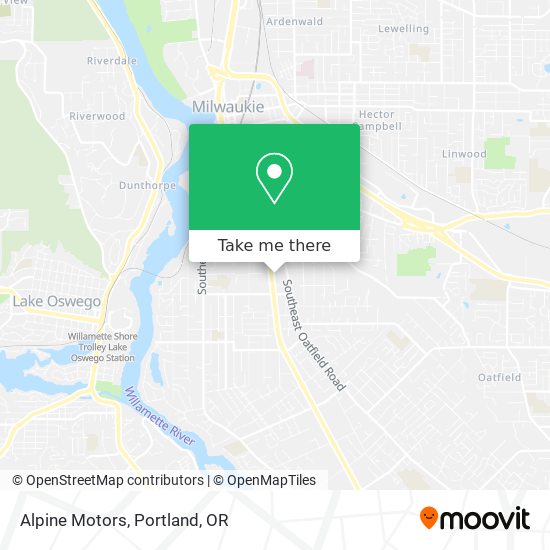 Alpine Motors map