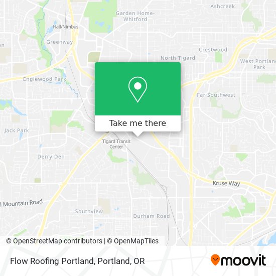 Mapa de Flow Roofing Portland