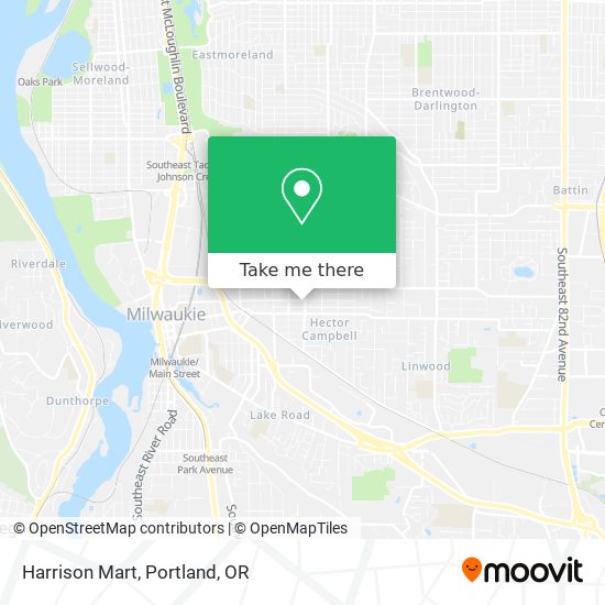 Harrison Mart map