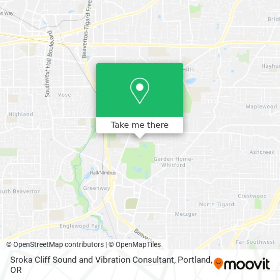 Mapa de Sroka Cliff Sound and Vibration Consultant
