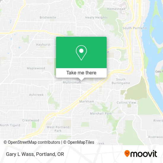 Mapa de Gary L Wass