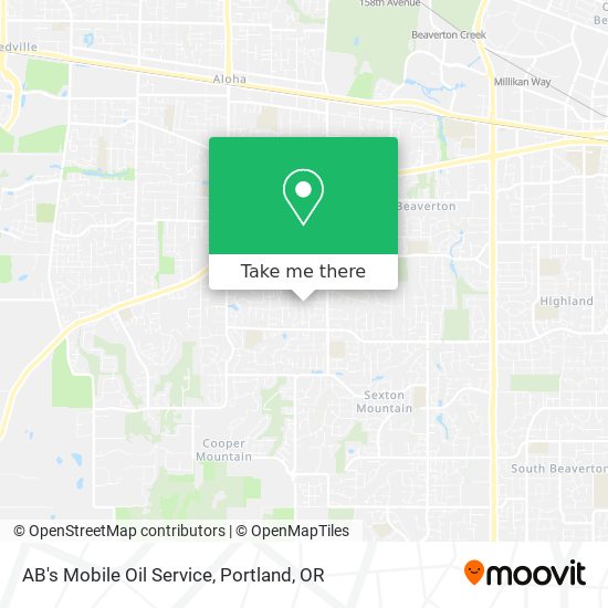Mapa de AB's Mobile Oil Service