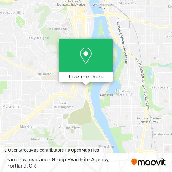 Farmers Insurance Group Ryan Hite Agency map