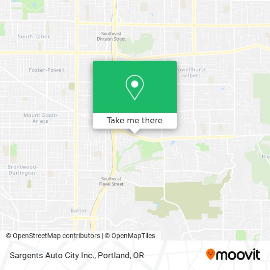 Sargents Auto City Inc. map
