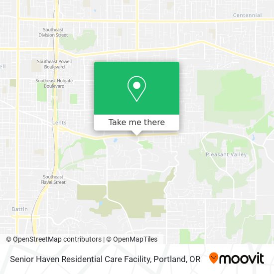 Mapa de Senior Haven Residential Care Facility