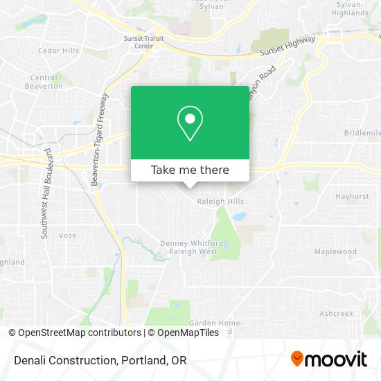Mapa de Denali Construction