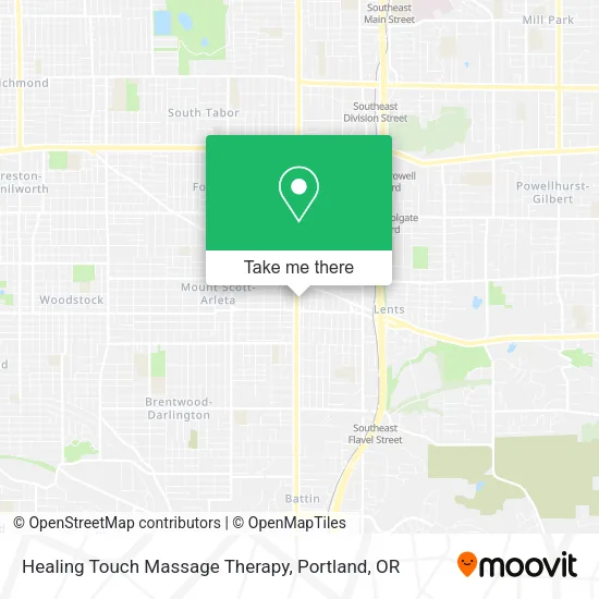 Mapa de Healing Touch Massage Therapy