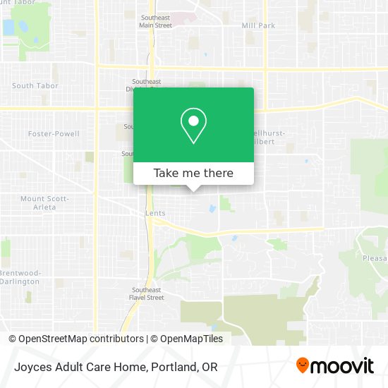 Mapa de Joyces Adult Care Home