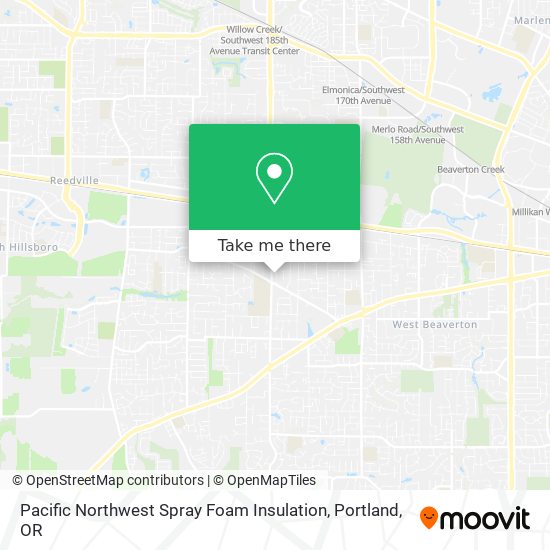 Pacific Northwest Spray Foam Insulation map