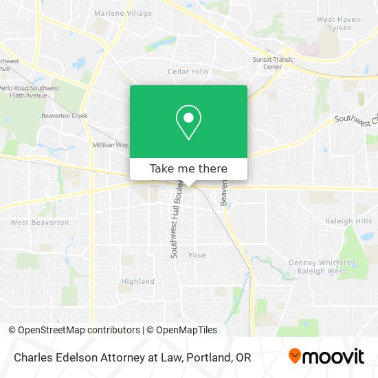 Charles Edelson Attorney at Law map