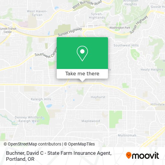 Mapa de Buchner, David C - State Farm Insurance Agent