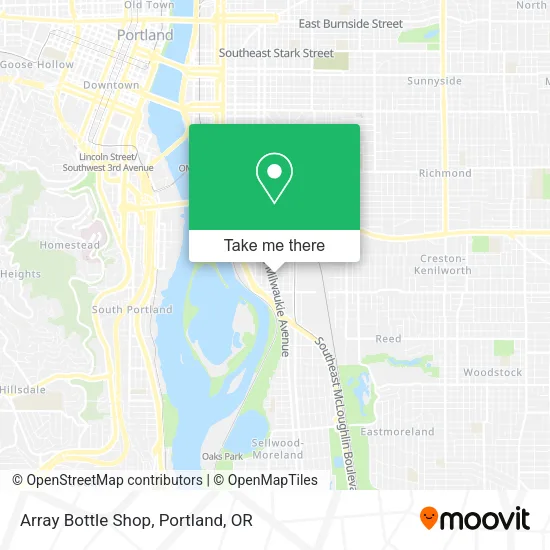 Array Bottle Shop map
