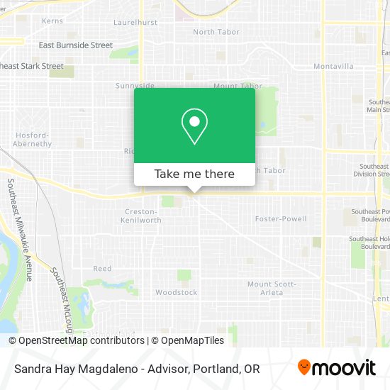 Sandra Hay Magdaleno - Advisor map