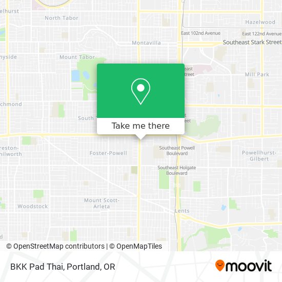 BKK Pad Thai map