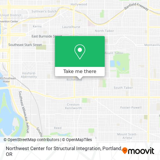 Mapa de Northwest Center for Structural Integration