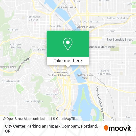 Mapa de City Center Parking an Impark Company