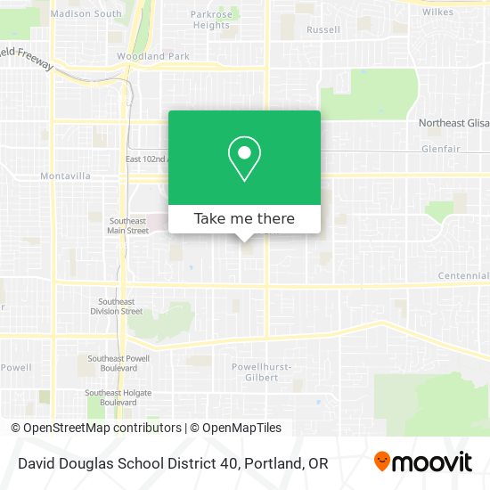Mapa de David Douglas School District 40