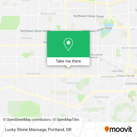 Lucky Stone Massage map