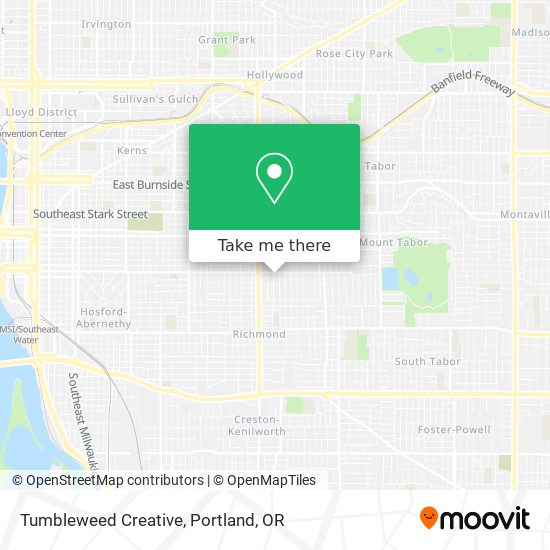 Mapa de Tumbleweed Creative