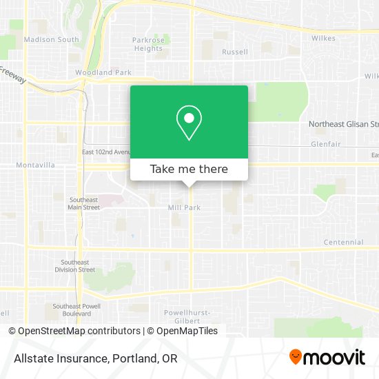 Allstate Insurance map