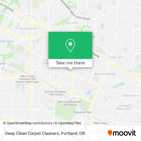 Deep Clean Carpet Cleaners map