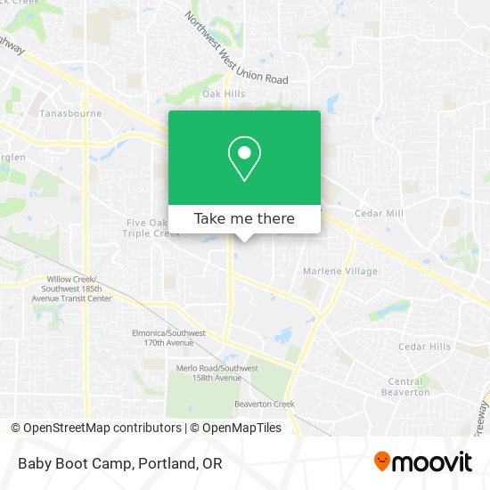 Baby Boot Camp map