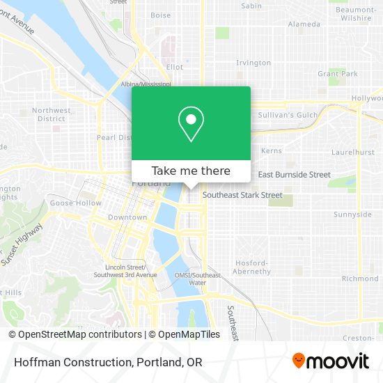 Hoffman Construction map