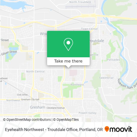 Mapa de Eyehealth Northwest - Troutdale Office