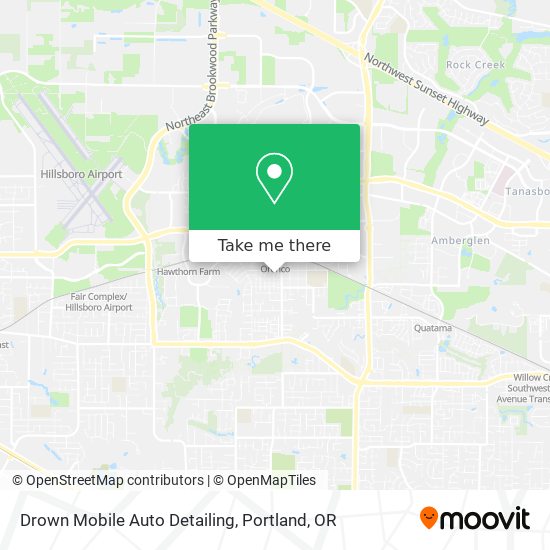 Drown Mobile Auto Detailing map