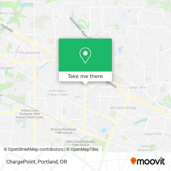 ChargePoint map