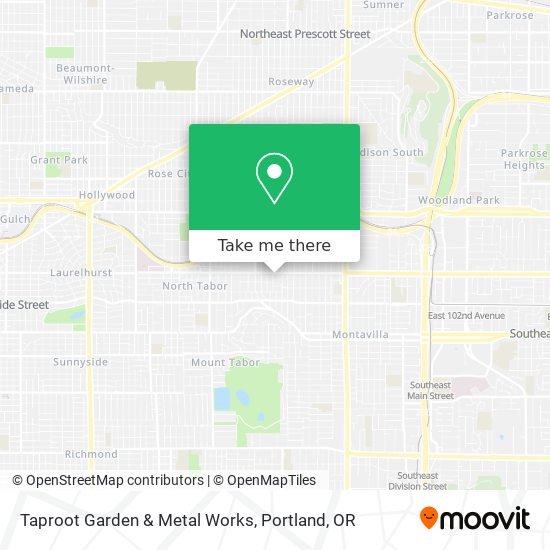 Taproot Garden & Metal Works map