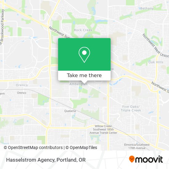 Hasselstrom Agency map