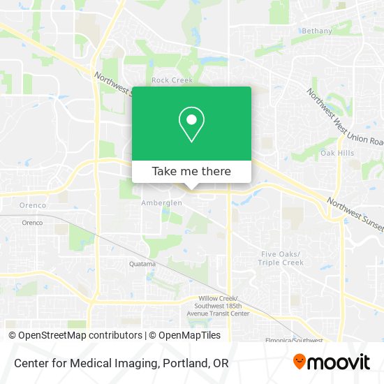 Center for Medical Imaging map