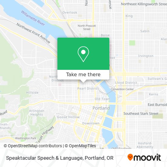 Mapa de Speaktacular Speech & Language